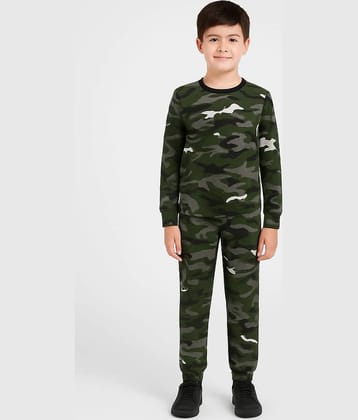 COOLTEES4U Pack of 1 Unisex Cotton T-Shirt & Trackpants Set ( Multicolor )