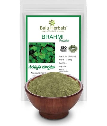 Balu Herbals Brahmi (Saraswathi) Powder 100G Powder 100 Gm