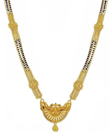 JIPPA - Golden Mangalsutra ( Pack of 1 )