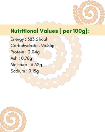 Sabudana chakli 250 g Each [21X31cm]