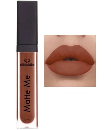 ssworld Coffee Brown Matte Lipstick 6
