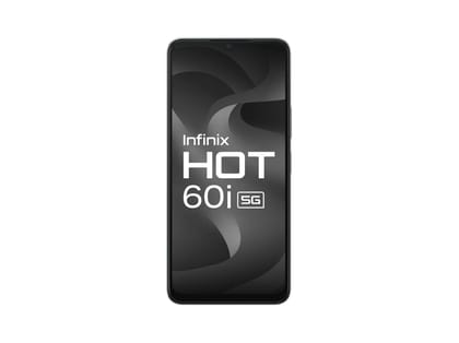 Infinix HOT60i 5G Smartphone (4GB RAM, 128GB Storage), 6000mAh Biggest Battery, Most Advanced Infinix AI- AI Eraser - Sleek Black