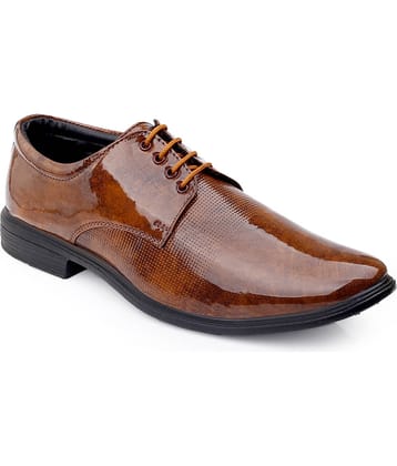 Cozy Wear Tan Men's Derby Formal Shoes