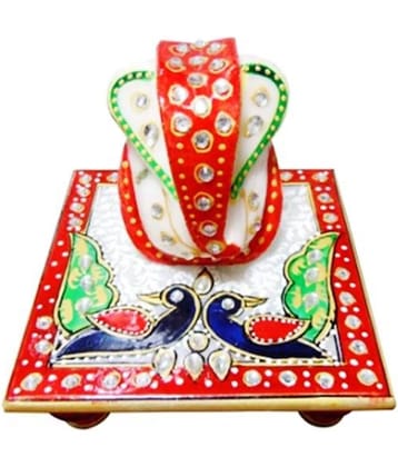Royal Handicrafts - Marble Chowki (Pack of 1)