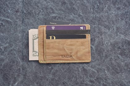 TALIA  Tuscon RFID Horizontal Card case