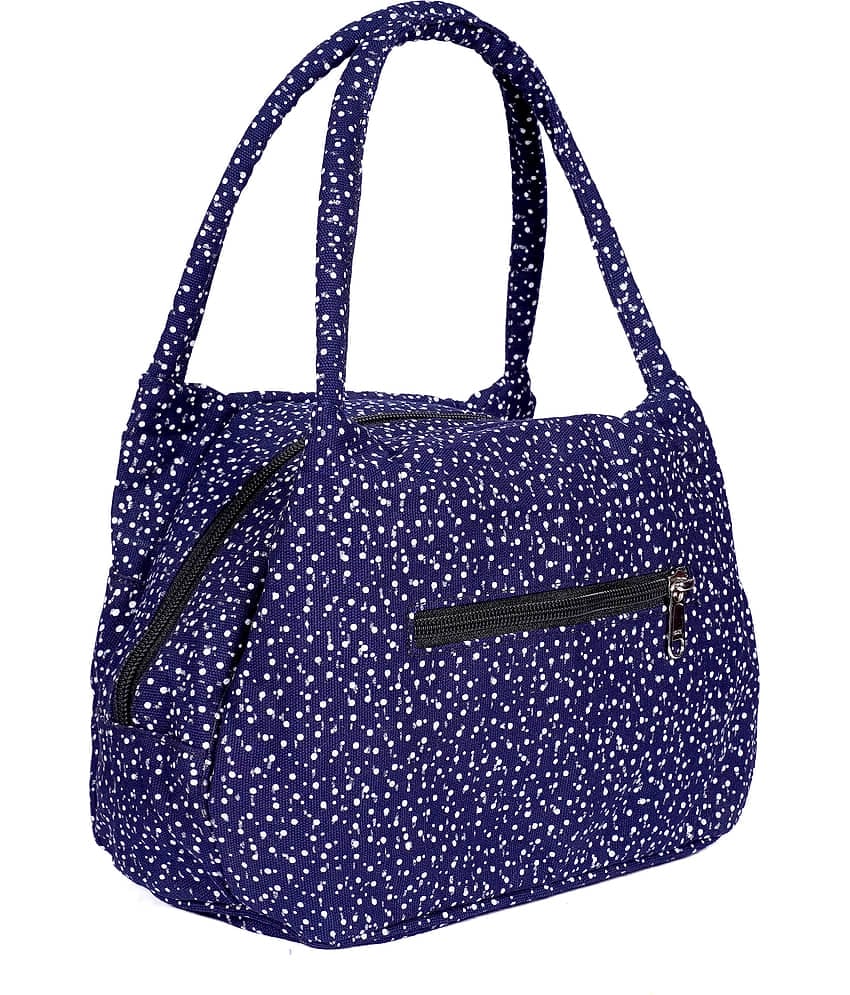 ENSAC Handheld Bag Cotton Set of 1 ( Blue )