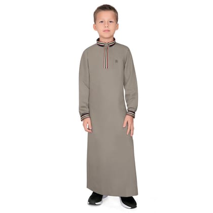 Tierno Light Brown Boys Thobe-B1