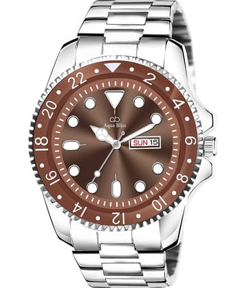 AQUA BLISS - Silver Stainless Steel Analog Men's Watch