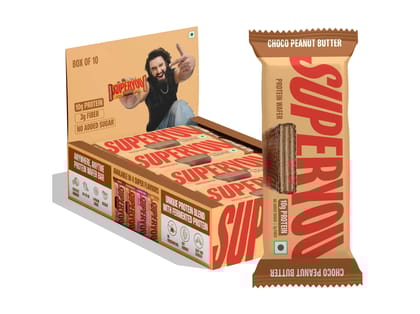 Superyou Wafer Bar - Choco Peanut Butter (Pack of 10)