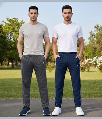 Zeffit Multicolor 3 Cotton Blend Men's Trackpants ( Pack of 2 )