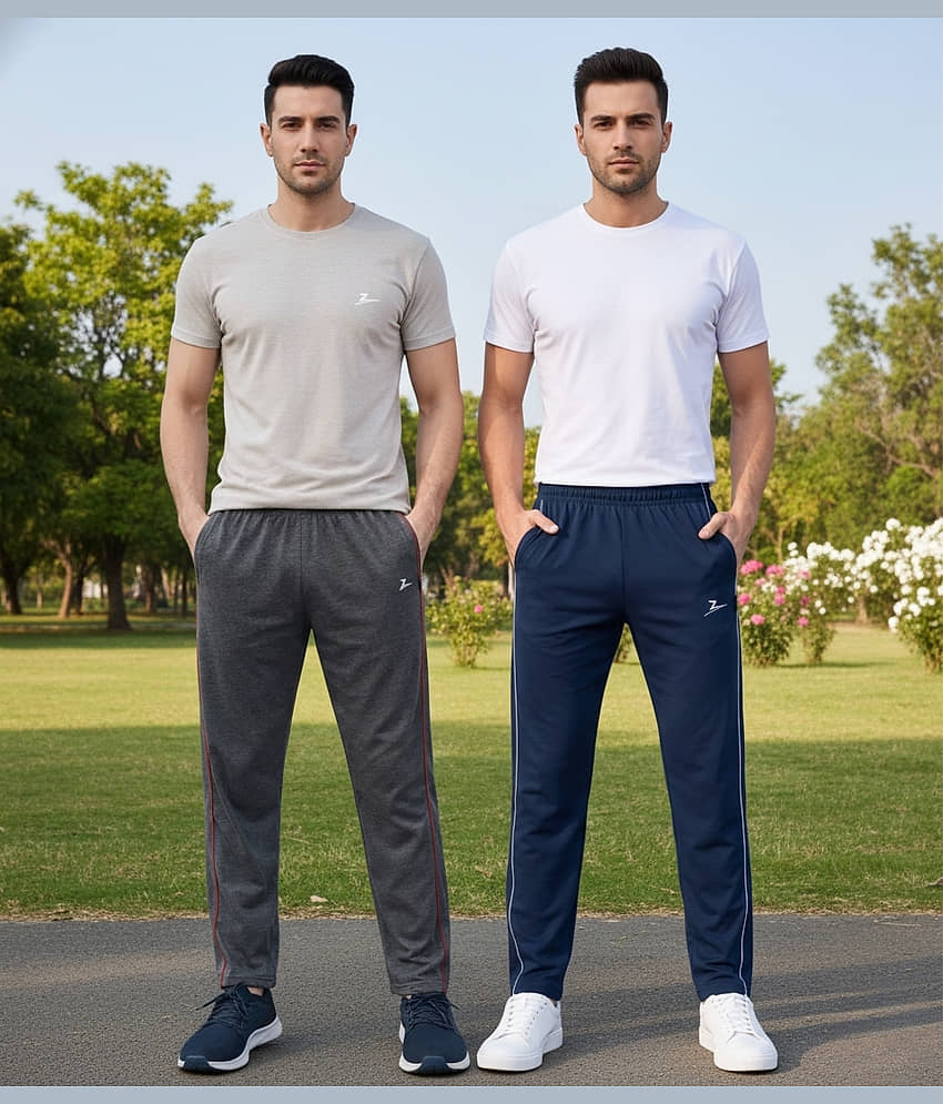 Zeffit Multicolor 3 Cotton Blend Men's Trackpants ( Pack of 2 )