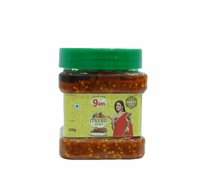 9am Mixed Pickle, 200 gm