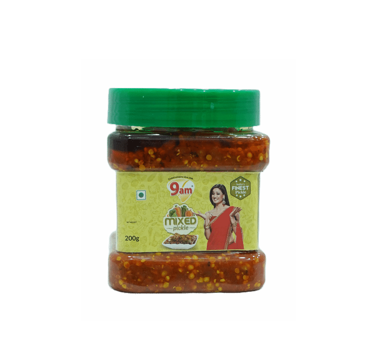 9am Mixed Pickle, 200 gm