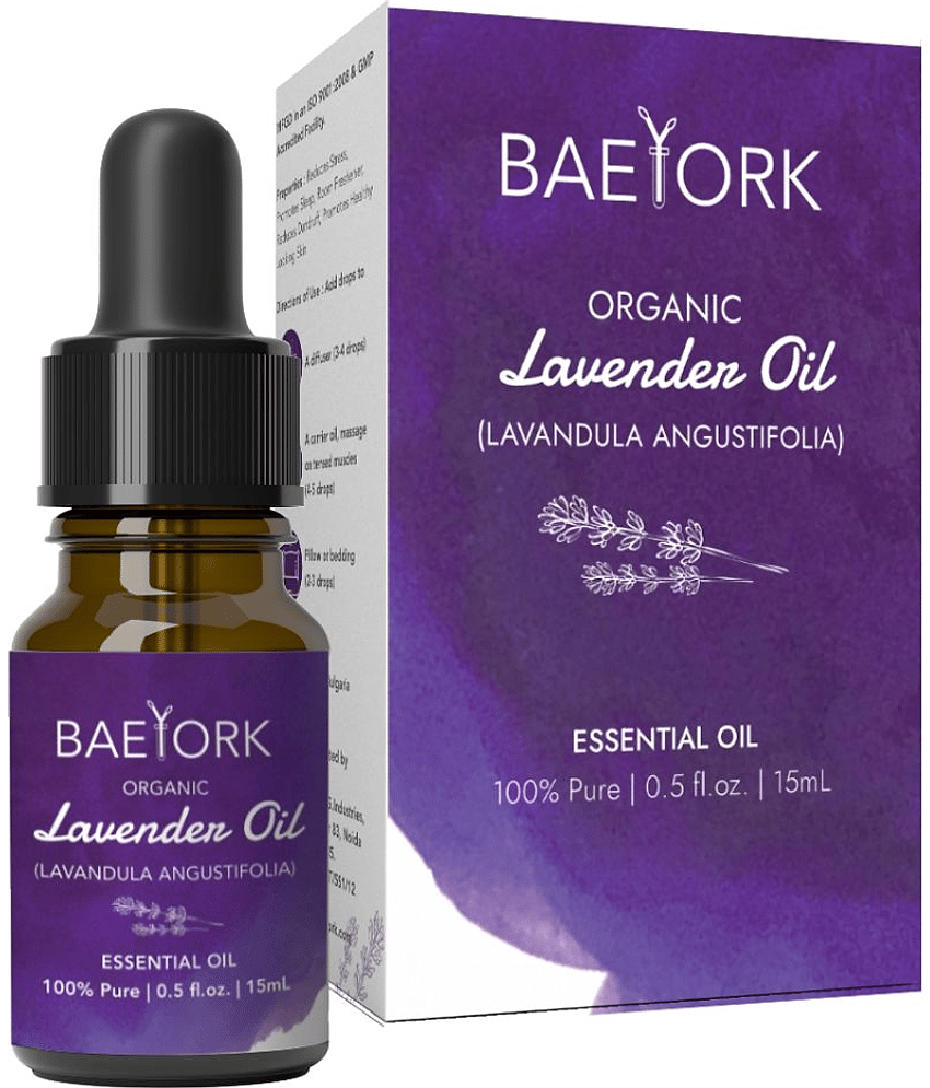 Baeyork Organic Bulgarian Lavender Essential Oil 15 mL