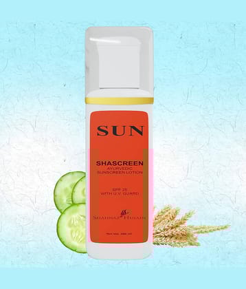 Shahnaz Husain Shascreen - Ayurvedic Sunscreen Lotion (SPF-25 with UV Guard) -200 ml