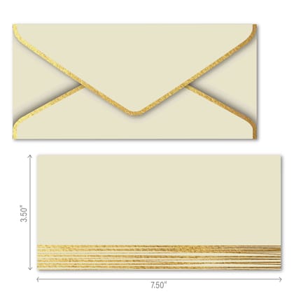 Classic - Money Envelopes-pack of 5 / Cream / No