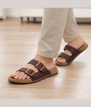hotstyle Brown Men's Thong Flip Flop