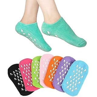 Moisturizing Gel Socks,Ultra-Soft Moisturizing Socks With Spa Quality Gel For Moisturizing,Socks Helps Repair Dry Cracked Skins,Spa Gel Sock,Foot Gloves,Pain Relief Socks Unisex,Reusable Socks
