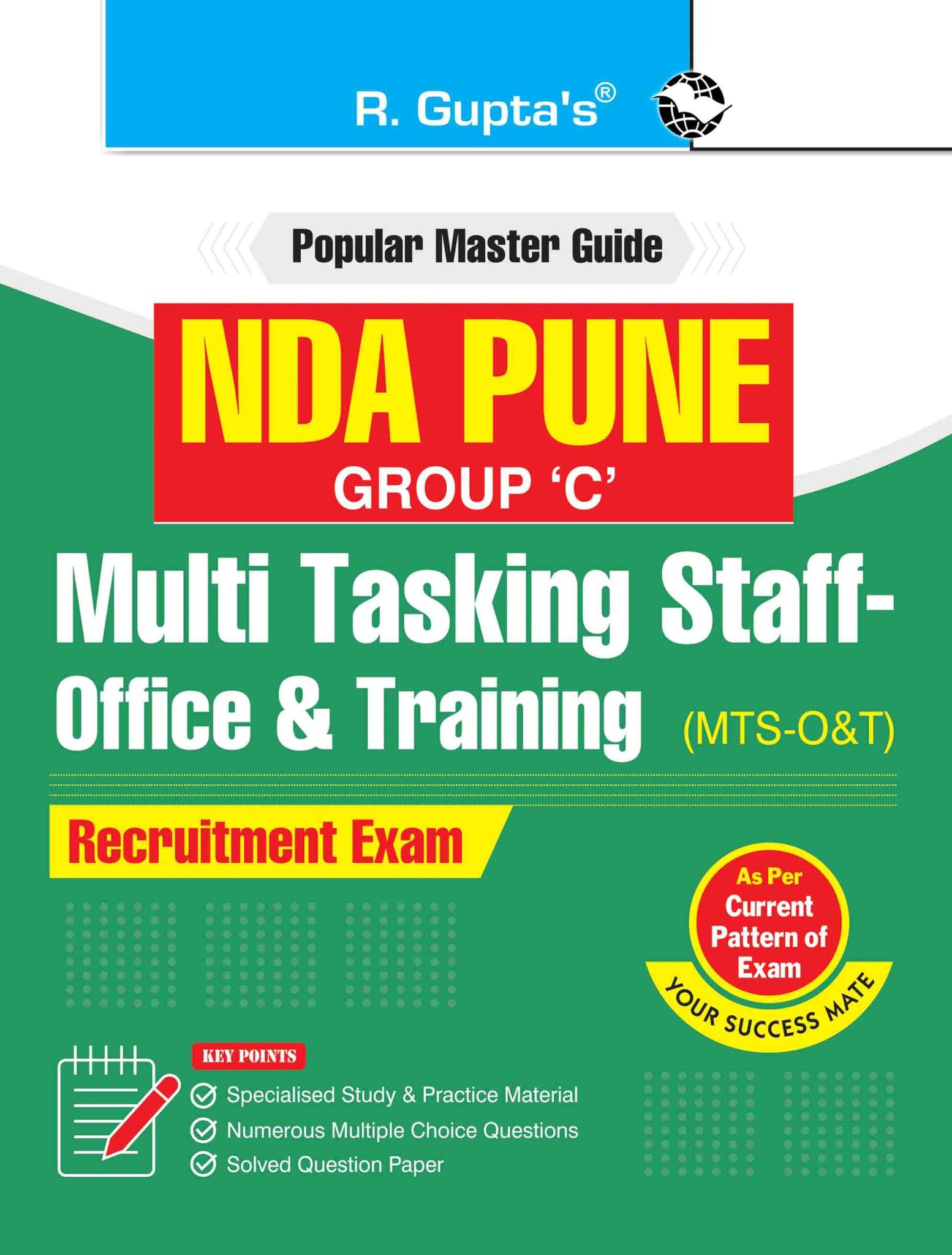 NDA PUNE (Group 'C'): Multi Tasking Staff�Office & Training (MTS-O&T) Recruitment Exam Guide [Paperback] [Jul 10, 2024] RPH Editorial Board