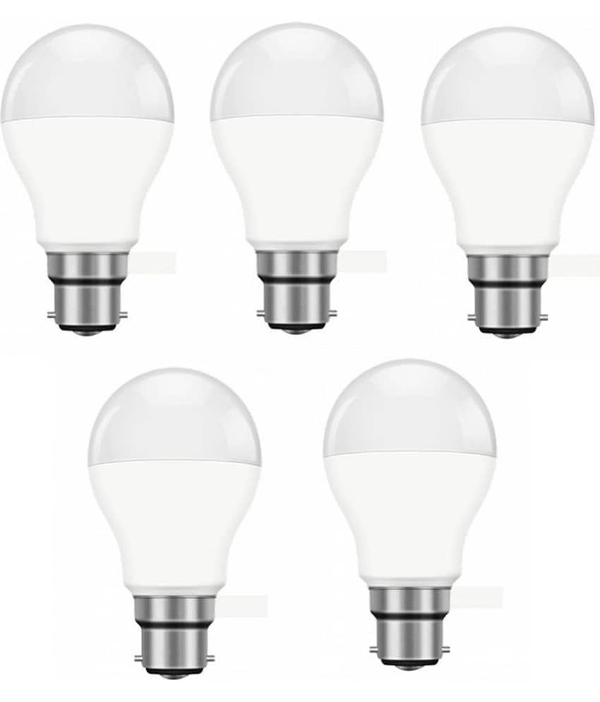 Lenon - 9W Cool Day Light LED Bulb ( Pack of 5 )