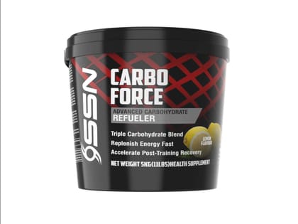 OSSN Carbo Force, 5kg (11 Lbs), Lemon, Advanced Carbohydrate Refueler, 100g Of Carbs And 400 Kacl Per Serving, Triple Carbohydrate Blend, Accelerate Post Training Recovery OSSN Carbo Force, 5kg (11 Lbs), Lemon, Advanced Carbohydrate Refueler, 100g Of Carbs And 400 Kacl Per Serving, Triple Carbohydrate Blend, Accelerate Post Training Recovery