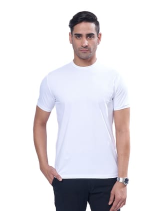 Modish crew neck - Cotton - Muslin Crews-Pearl White / XL
