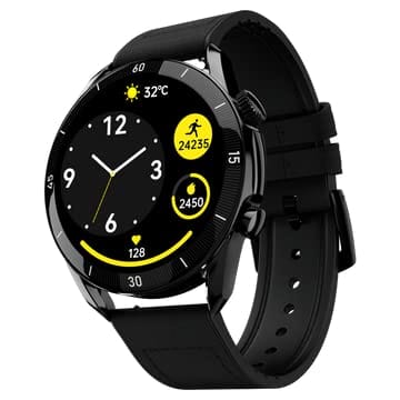Fire-Boltt Legacy (BSW094) 36.3mm (1.43") AMOLED Display, Bluetooth Calling Wireless Charging Smartwatch- Black