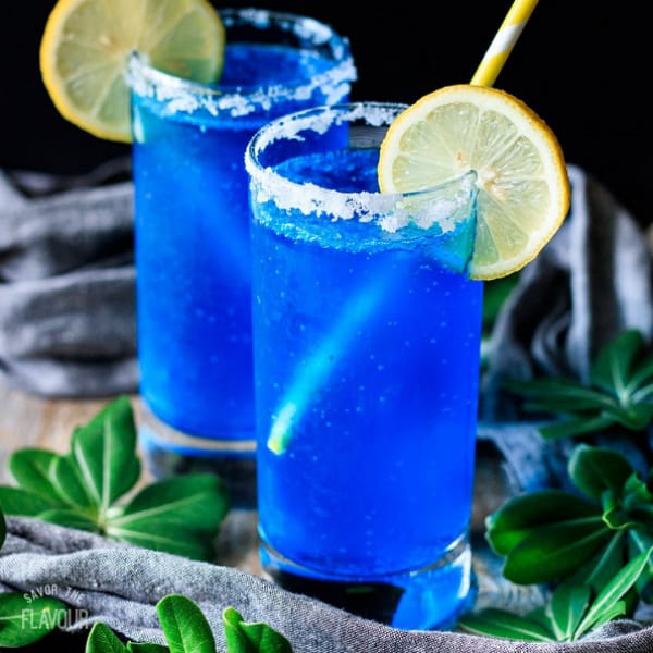 Bubbly blue angel