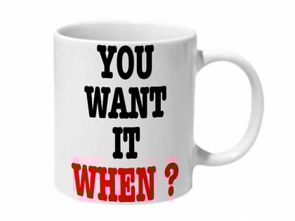 Multicolor Zootopia Flash You Want It When Ceramic Mug
