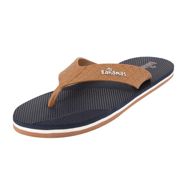 BAHAMAS BH129 Tan Navy G No 6 Mens Hawai