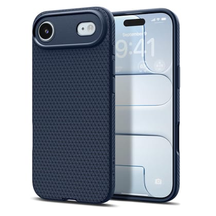 Spigen Liquid Air Back Cover Case for iPhone Air, Durable Protection, Air Cushion Technology - TPU | Navy Blue Spigen Liquid Air Back Cover Case for iPhone Air, Durable Protection, Air Cushion Technology - TPU | Navy Blue - Navy Blue / iPhone Air