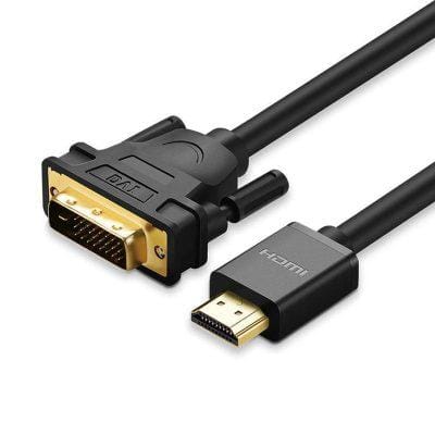 HDMI to DVI Cable Bi-Directional, HDMI Male to DVI(24+1) Male Cable 1.5 Meter