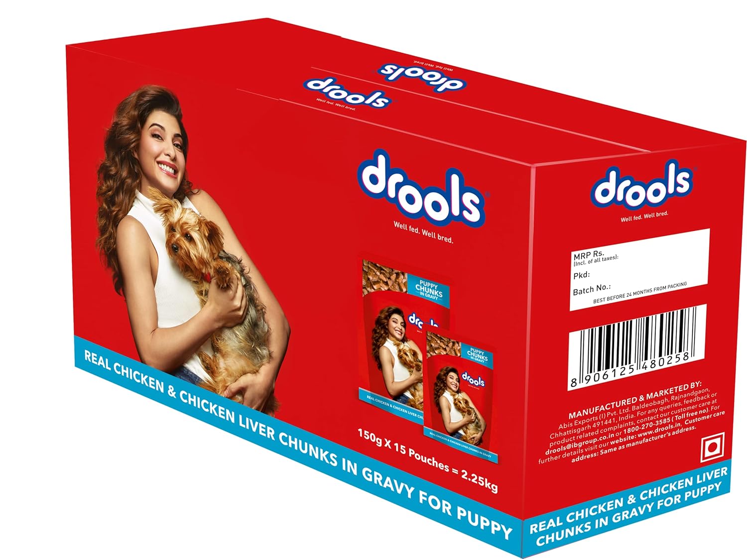 Drools Puppy Chicken Liver Chunks In Gravy 150g