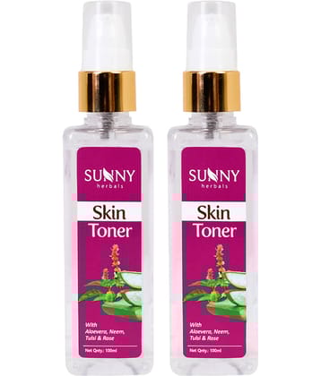 SUNNY HERBALS Skin Toner Astringent 100 mL Pack of 2
