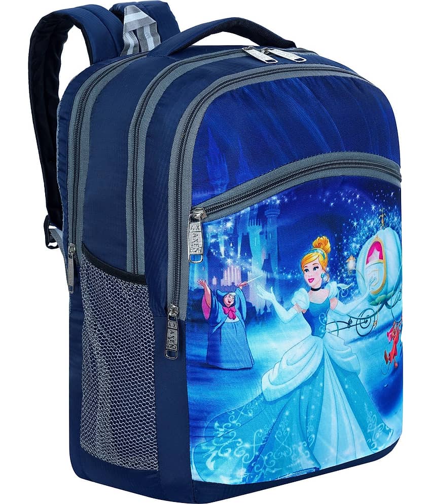 AXEN BAGS 30 Ltrs Polyester Backpack *For Men ( Blue )