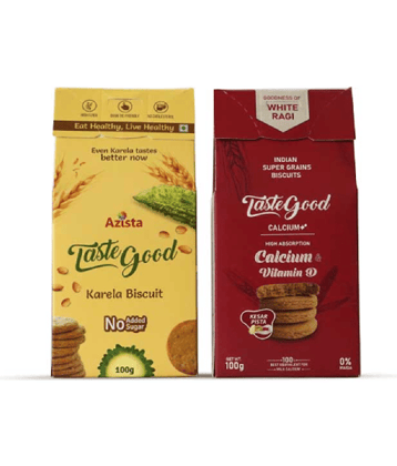 Taste Good Combo Digestives & Low Calorie Biscuits 800 gm Pack of 8