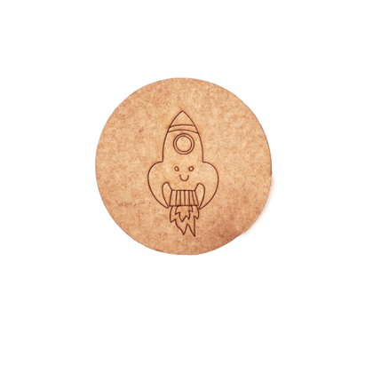 Dbeautify's DIY Rocket Pre-Marked MDF Base