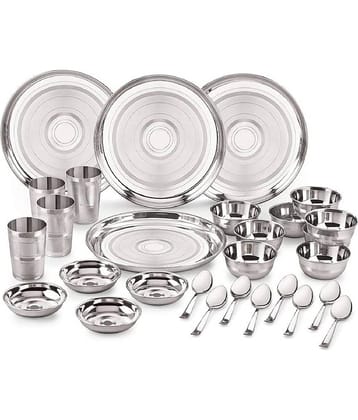 Neelam Stainless Steel Dinner Set of 28 Pieces