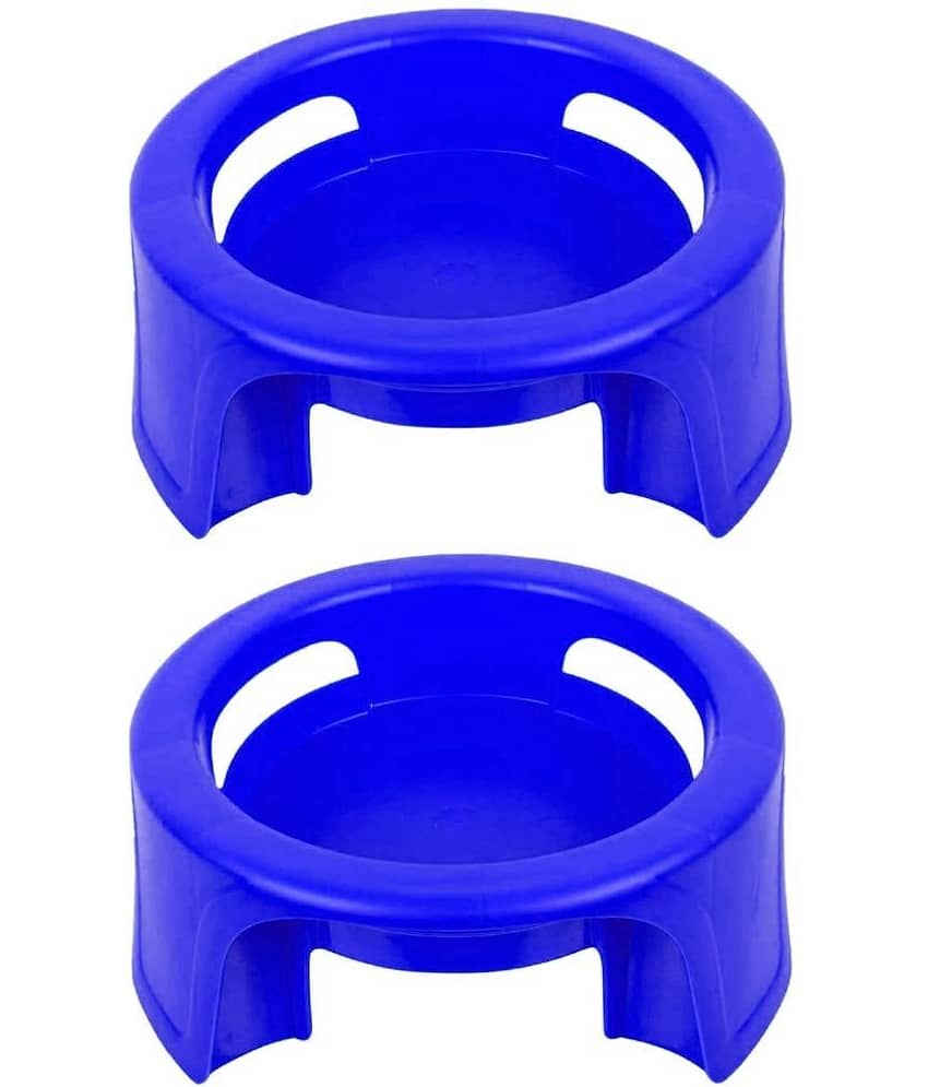 FIT4CHEF Blue Polypropylene Matka Stand ( Pack of 2 )