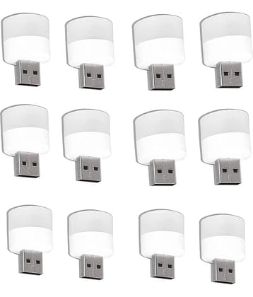 Lenon Plug in Mini USB LED Night Lamp - Pack of 12