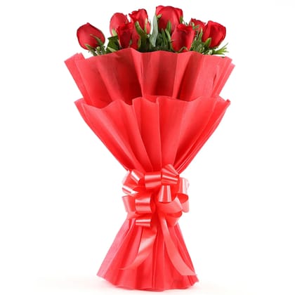 Enigmatic Red Roses Bouquet Enigmatic Red Roses Bouquet