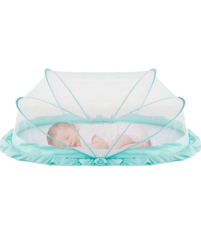 GEEO Multi Color Nylon Frame Hung Baby Mosquito Net ( Pack of 1 )