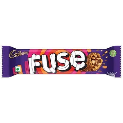 Cadbury Fuse Peanut & Caramel Filled Chocolate Bar, 45 gm