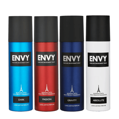 ENVY Dark+ Passion + Gravity + Absolute Deodorant Combo -480ml