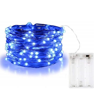MIRADH Purple 3Mtr 30 Led- 2 Mode Still & Blink String Lights - Pack of 1