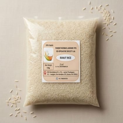 Ranjit Rice - 5 kg - One plastic pouch
