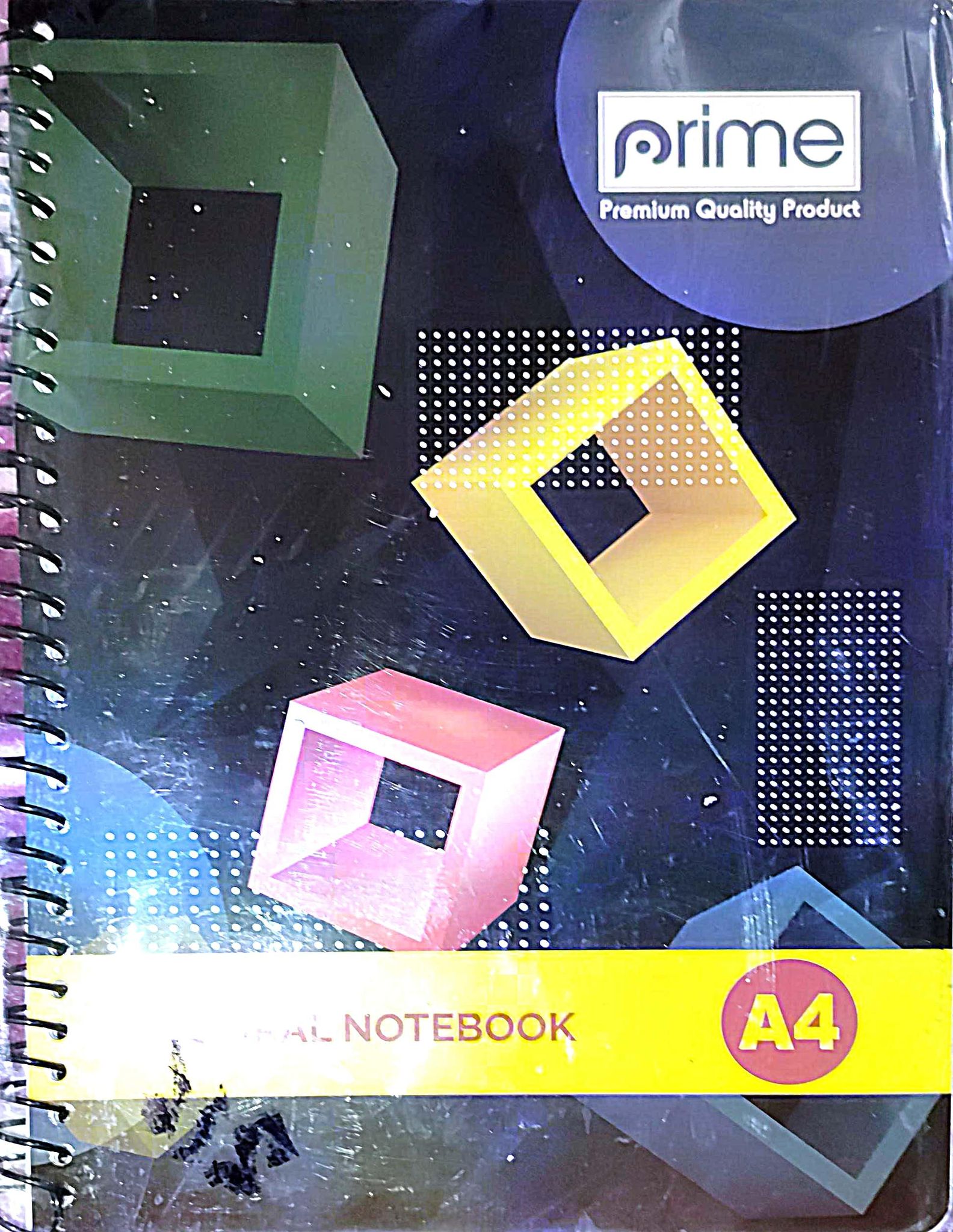Prime Spiral Notebook - A4 Size,200 Pages -ruled Register for Student with fine quality