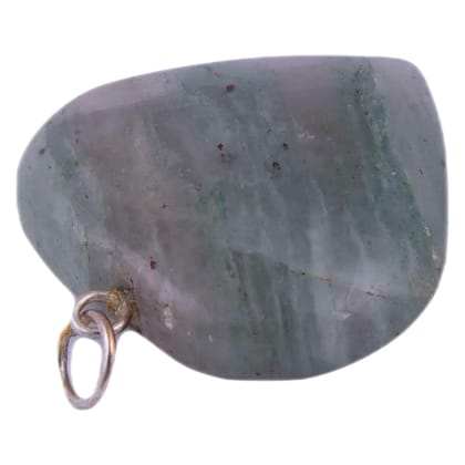 Krishna Impex Semi Precious Stone Grey Aventurine Heart Pendant For Men And Women(KI_24)  by Krishna Impex