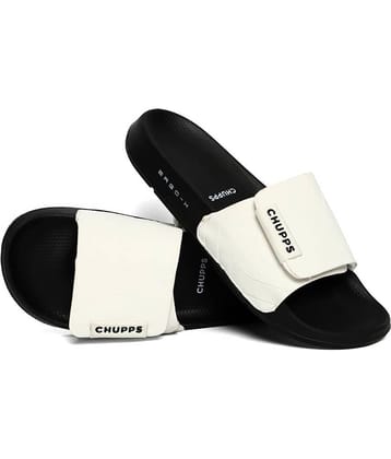 CHUPPS White Men's Slide Flip Flop