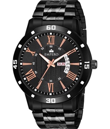EMPERO - Black Stainless Steel Analog Men's Watch